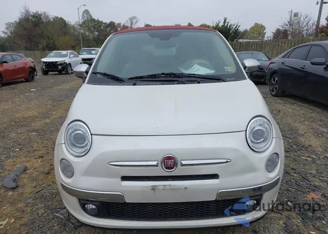 2012 Fiat 500C Lounge z USA, uszkodzony, nr VIN 3C3CFFER2CT360730